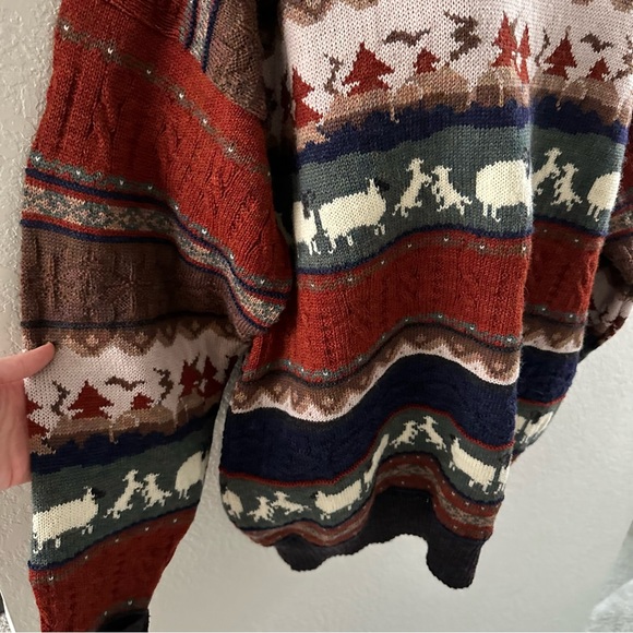 Concept knitwear vintage wool sweater size large - Picture 3 of 8